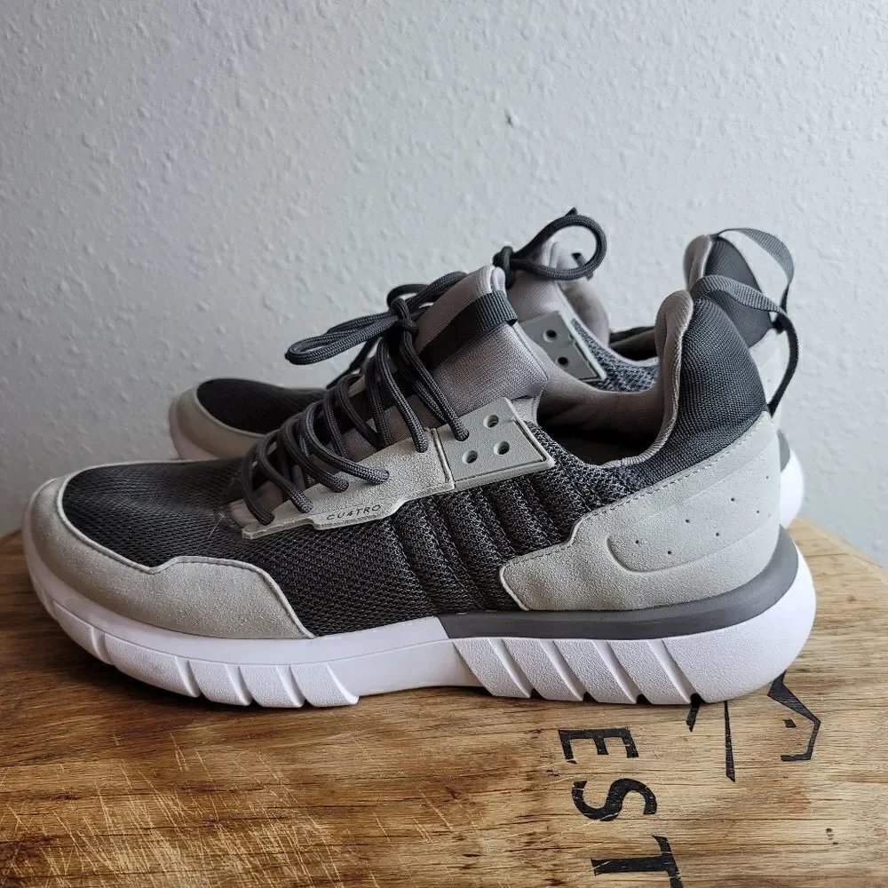 Cu4tro striker gray on gray sneakers